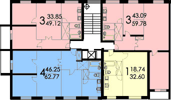 Планы квартир дома серии II-49